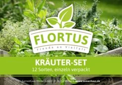 HARRY HERBS &amp; FLORTUS Kräuter Set | Anzuchtsets Von FLORTUS -Samenhaus Geschäft 562699 HARRY HERBS und FLORTUS Kraeuter Set 2000 2387 blau 8